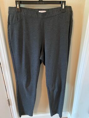 LC Lauren Conrad Charcoal Gray Skinny Pants Size XL